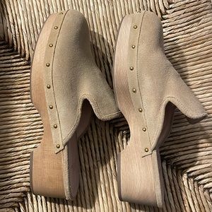 JCREW Suede Clogs - sold out in store